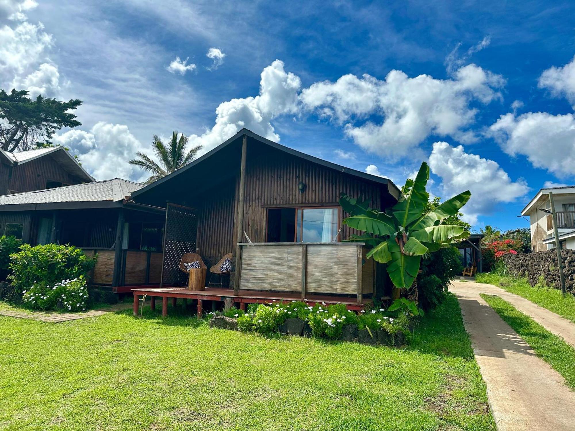 Paraiso Sunset Bungallows Aparthotel Hanga Roa Buitenkant foto